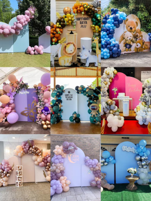 3PCs Thickened Aluminum Alloy Arch Backdrop Stand, Wedding Arch Stand Party Background,Balloon Arch Stand,Floral Arch Stand,Ceremony Arch Stand