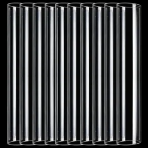 10 Pcs 13.8" Tall | Crystal Glass Candelabra Shades | Crystal Glass Candelabra Arms